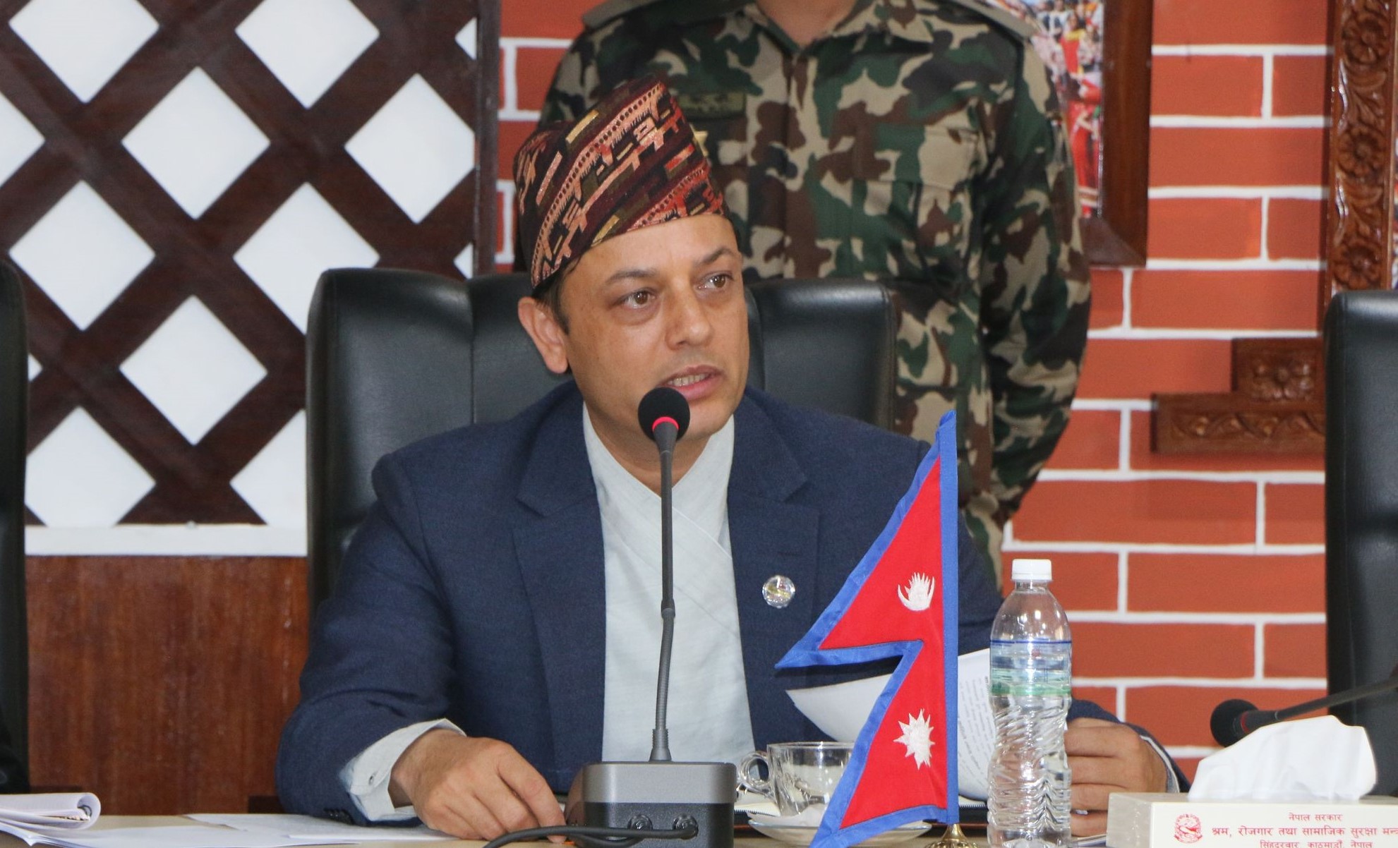 सभामुखका लागि डीपी अर्यालले गराए मनोनयन दर्ता